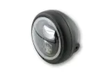 HIGHSIDER pro 5 3/4 inch LED headlight PECOS TYPE 7, matt black, with parking light ring, side mount