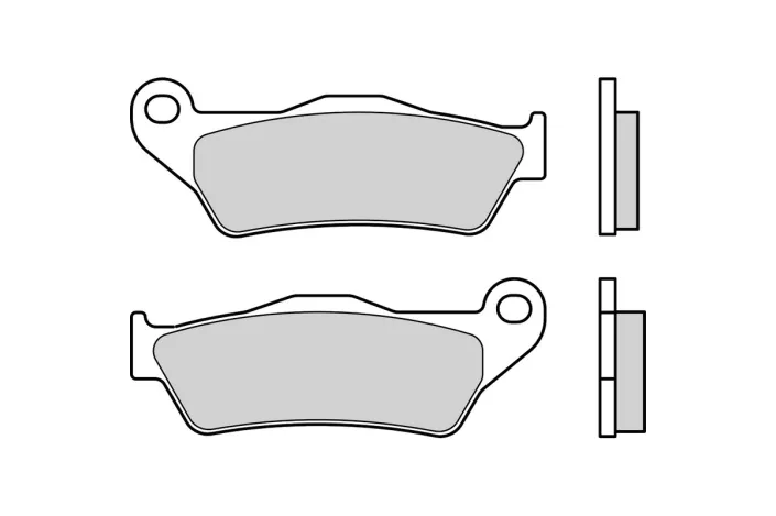 Plaquettes de frein BREMBO route carbone céramique - 07BB2809