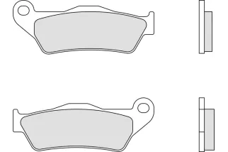 Plaquettes de frein BREMBO route carbone céramique - 07BB2809