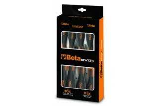 Jeu de 8 tournevis à fente et cruciforme BETA TOOLS