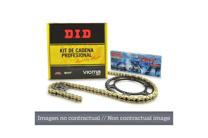 Kit chaîne DID/PBR 428D 13/37 standard - couronne standard