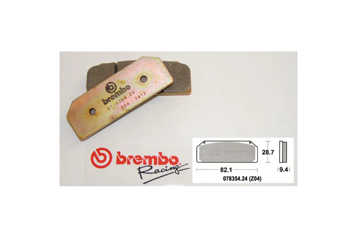 Plaquettes de frein BREMBO UPGRADE métal fritté - 07835424