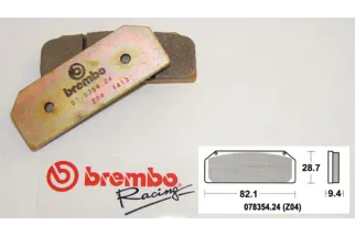 Plaquettes de frein BREMBO UPGRADE métal fritté - 07835424