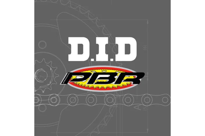 Kit chaîne DID/PBR 428HD 13/62 standard - couronne standard