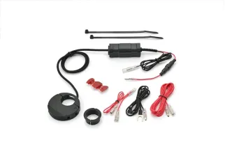 Alimentation USB type C DAYTONA Slim aluminium - guidons Ø22,2/25,4