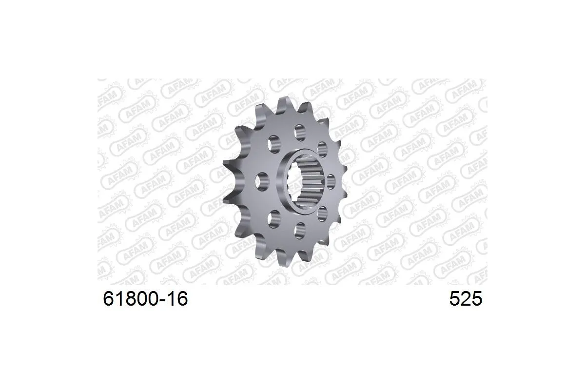 Pignon AFAM acier anti-bruit 61800 - 525