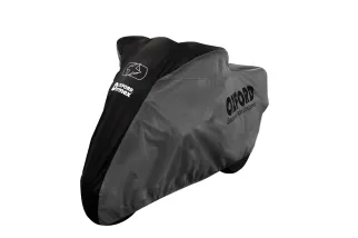 Housse de protection intérieur OXFORD Dormex noir/argent - moto / scooter - S
