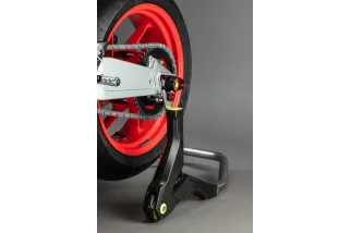 Béquille de stand arrière LIGHTECH support en V - carbone