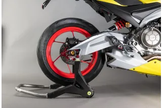 Béquille de stand arrière LIGHTECH support en V - carbone