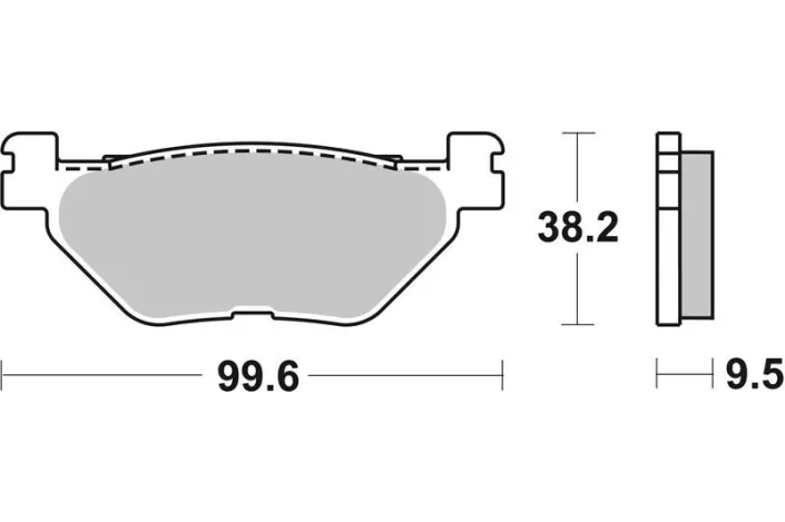 Plaquettes de frein BREMBO carbone céramique - 07YA3908