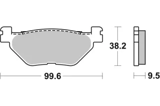 Plaquettes de frein BREMBO carbone céramique - 07YA3908