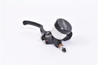 Maître-cylindre de frein axial BERINGER Classic Racing Ø17,5mm bocal vissé noir - levier type A (16cm)