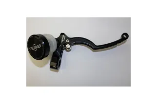 Maître-cylindre de frein axial BERINGER Classic Ø17,5mm bocal vissé noir - levier type A (16cm)