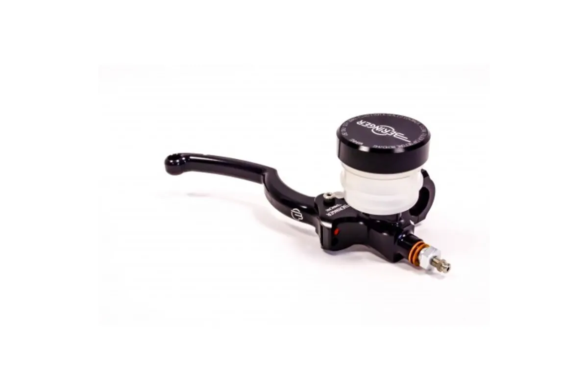 Maître-cylindre de frein axial BERINGER Classic Ø17,5mm bocal vissé noir - levier type A (16cm)