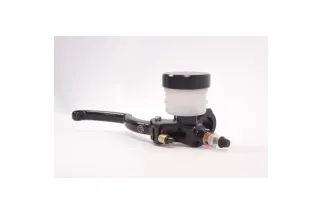 Maître-cylindre de frein axial BERINGER Classic Ø17,5mm bocal vissé noir - levier type A (16cm)