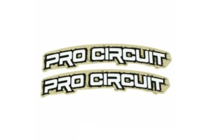 Autocollants rétro pour garde-boue PRO CIRCUIT