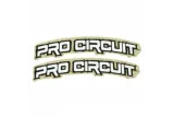 Autocollants rétro pour garde-boue PRO CIRCUIT
