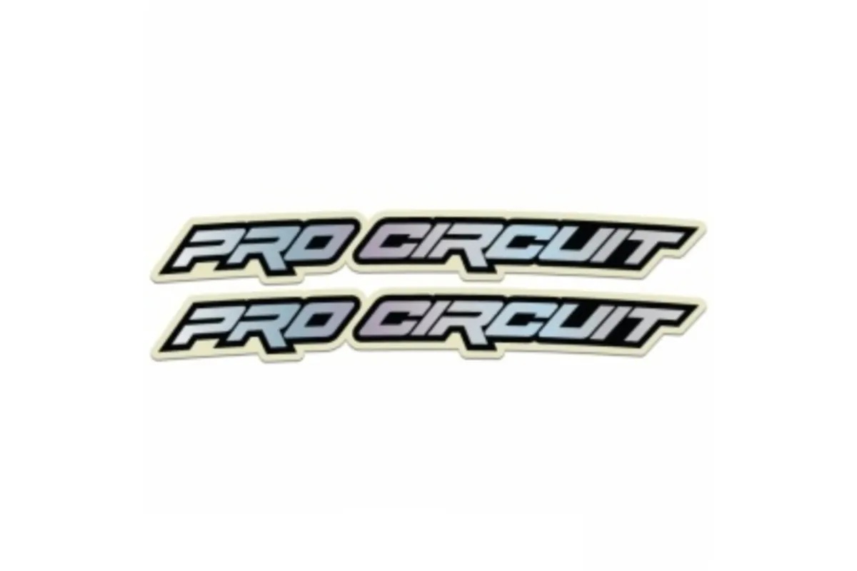 Autocollants de garde-boue avant PRO CIRCUIT Hologram