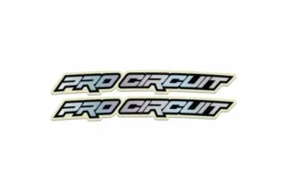 Autocollants de garde-boue avant PRO CIRCUIT Hologram