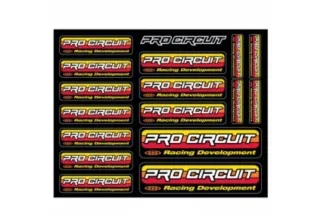 Planche de stickers PRO CIRCUIT logo original