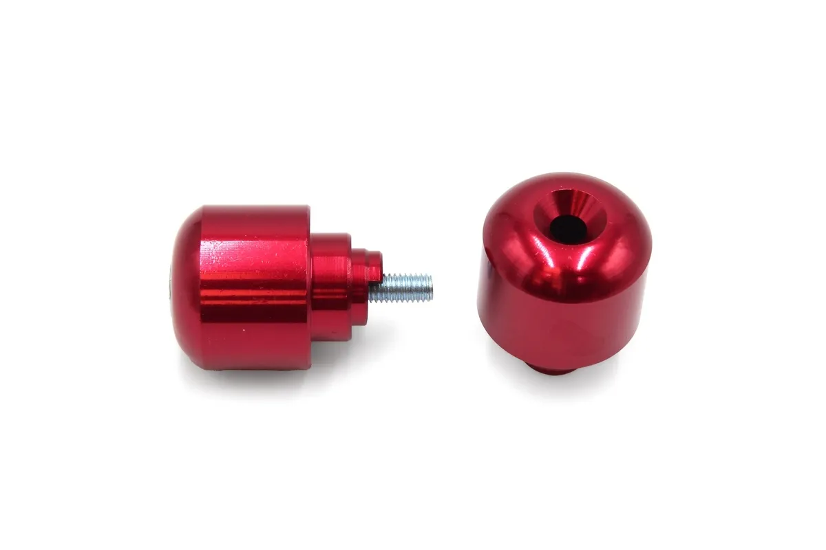 V PARTS Handlebar counter-weights (Aluminium) HONDA (Red)