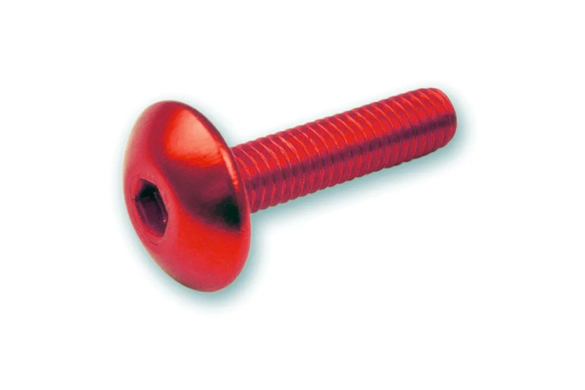 V PARTS screw allen M6x15 Red