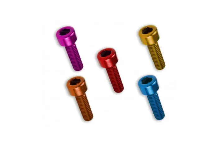 V PARTS screw allen w/cilindrica M6x30 Red