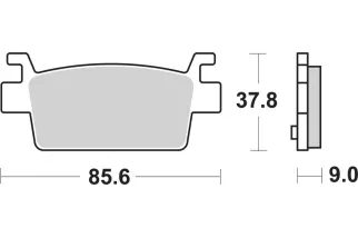 Plaquettes de frein BREMBO carbone céramique - 07121