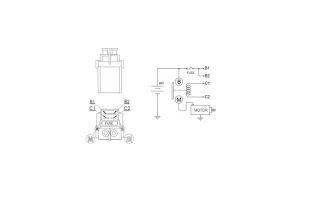 Relais de démarreur TECNIUM by DZE