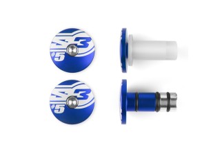 Embouts de guidons S3 End 5 Ø14mm bleu