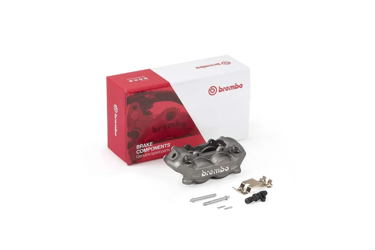 Etrier de frein avant gauche BREMBO P4 titanium Ø32mm
