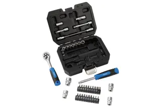 Jeu de douilles et d'embouts métriques DRAPER HI-TORQ® - 1/4" (40 pièces)