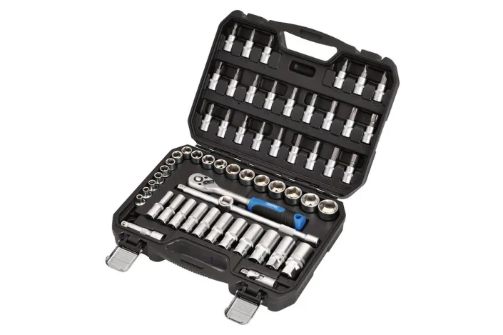 Jeu de douilles et d'embouts métriques DRAPER HI-TORQ®, 3/8" Sq. Dr. (58 pièces)