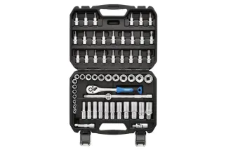 Jeu de douilles et d'embouts métriques DRAPER HI-TORQ®, 3/8" Sq. Dr. (58 pièces)