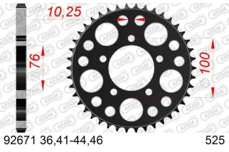 Kit chaîne AFAM 525XMR3 16/46 super-renforcé - couronne standard