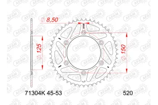Couronne AFAM acier standard 71304K - 520