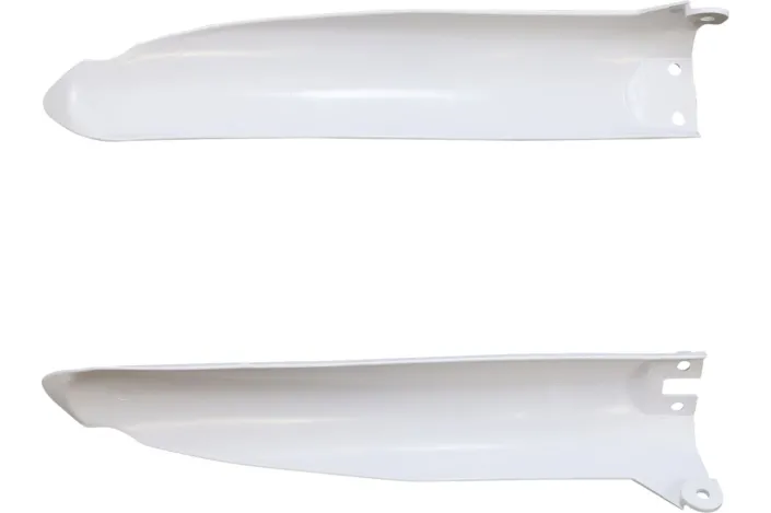 FORK COVERS KX125/250 WHITE