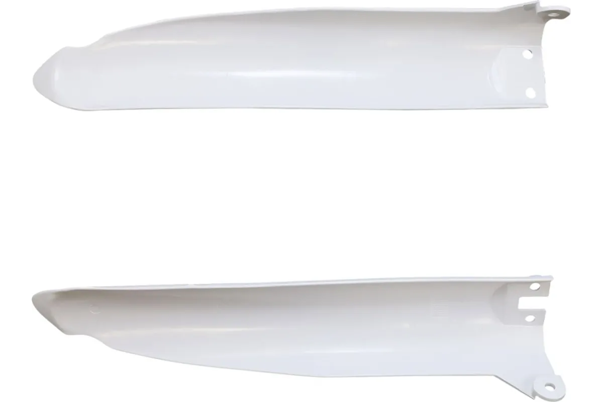 FORK COVERS KX125/250 WHITE