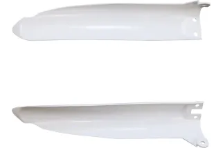 FORK COVERS KX125/250 WHITE