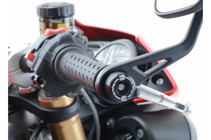 Embouts de guidon R&G RACING noir Triumph