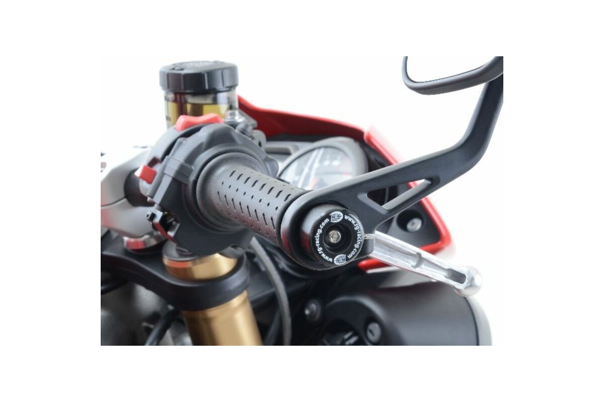 Embouts de guidon R&G RACING noir Triumph