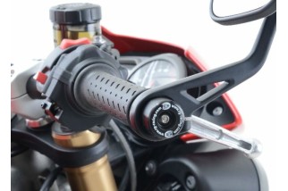 Embouts de guidon R&G RACING noir Triumph