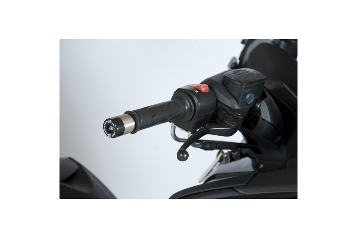 Embouts de guidon R&G RACING noir Yamaha