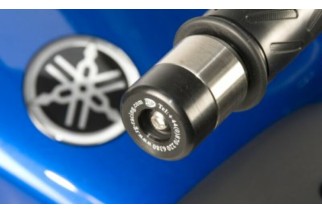 Embouts de guidon R&G RACING noir Yamaha