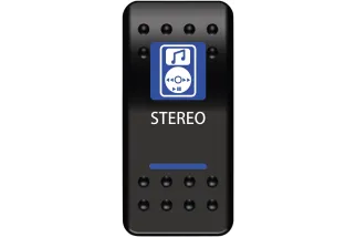 SWITCH ROCKER STEREO