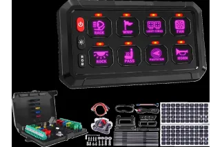 UNIVERSAL GANG SWITCH 8 PANEL 