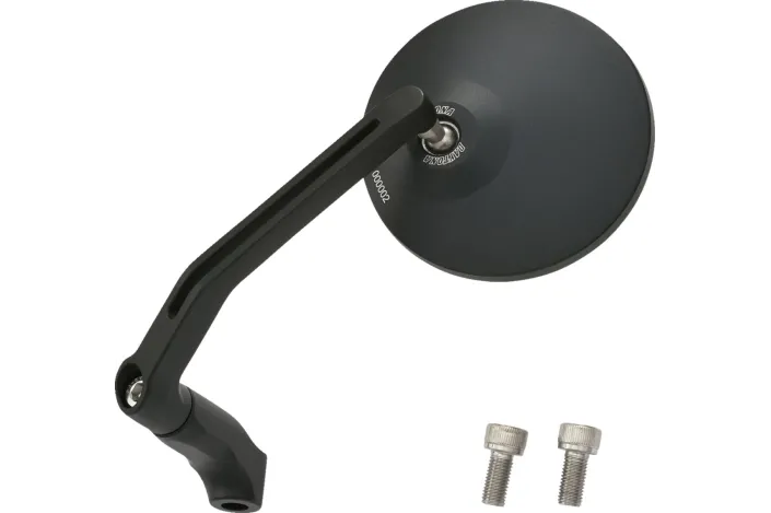 D-MIRROR-3 ROUND ROD ALU BK