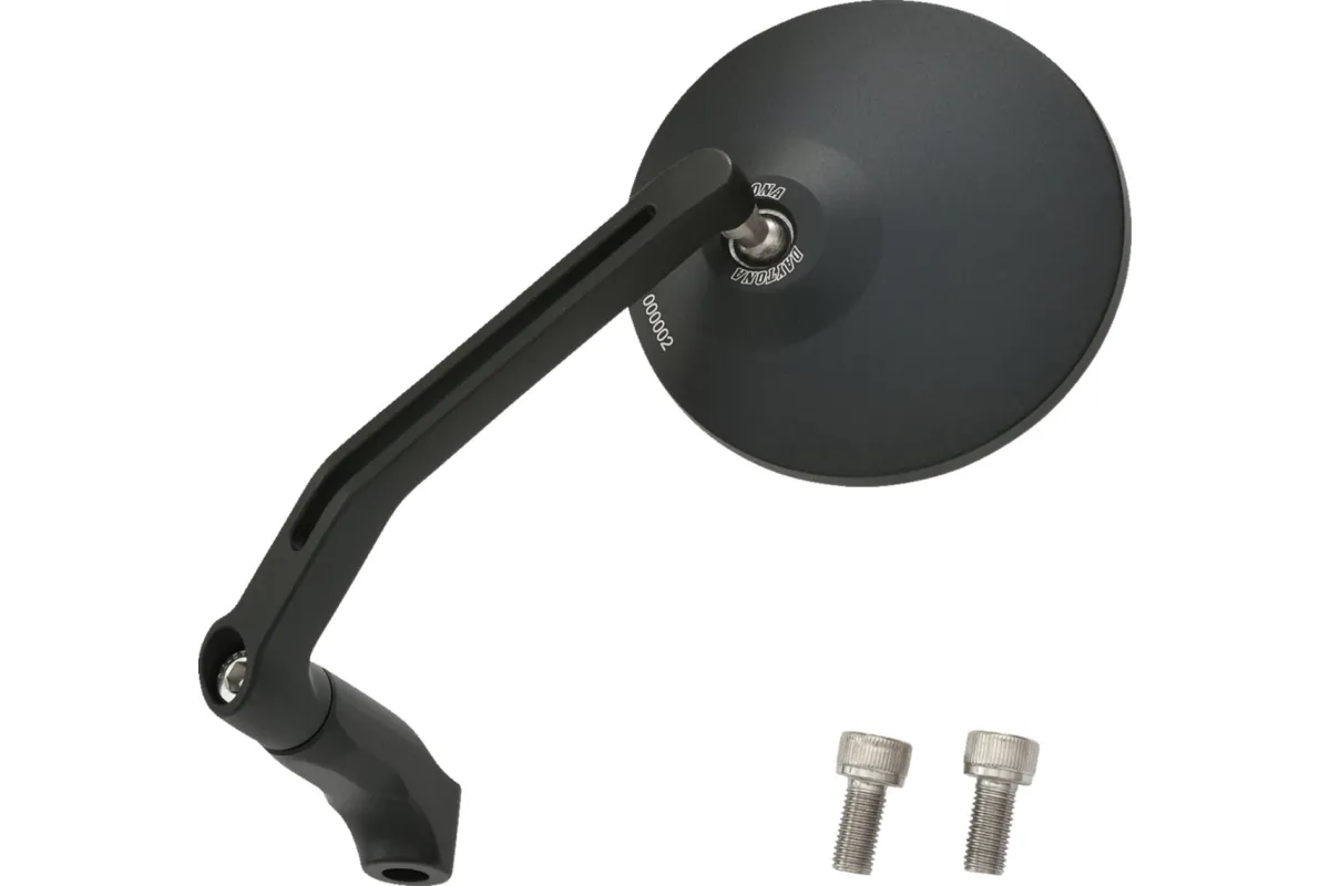 D-MIRROR-3 ROUND ROD ALU BK