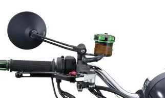 D-MIRROR-3 ROUND ROD ALU BK