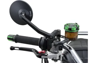 D-MIRROR-3 ROUND ROD ALU BK